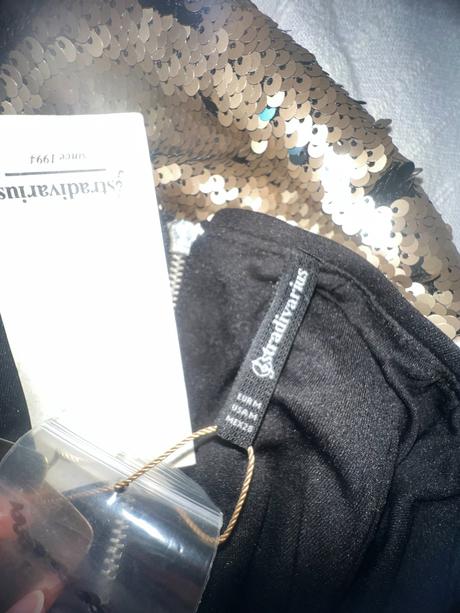 Nová flitrovaná sukně stradivarius vel. m, stradivarius,m