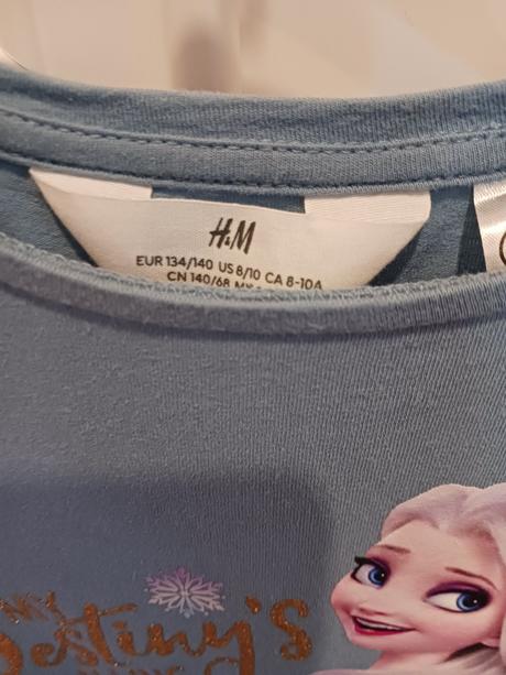 Frozen šatičky h&m č.134/140, h&m,134