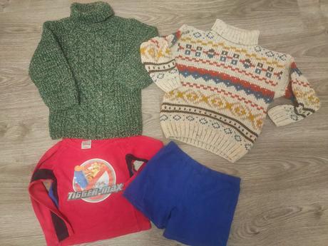 2x silný svetr 3/4, mothercare,104