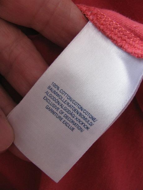 Bavlněné červené tričko s nápisem, unisex, ralph lauren,128