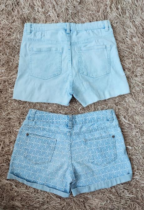 Džínové kraťasy, h&m,164