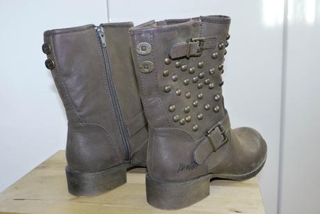 Hnede polokozacky rovna podrazka blowfish vel.37, 37