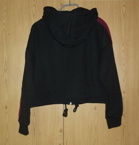 Černá dámská crop mikina takko fashion, takko,s