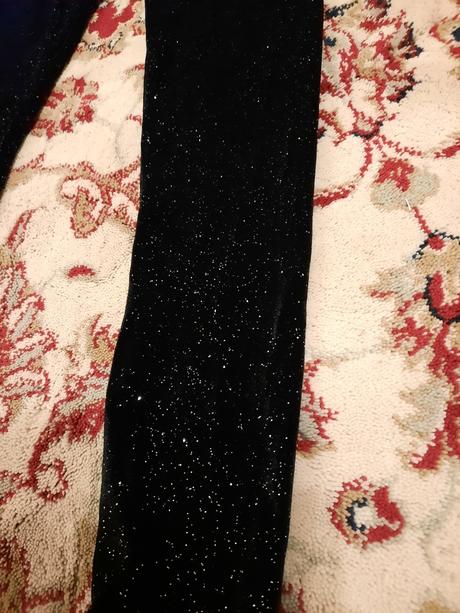 Třpytivé sametové kalhoty, pepco,134