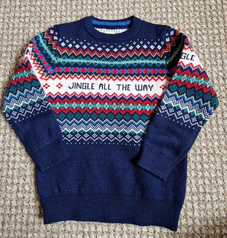 Zimní svetr f&f - vel. 122/128 (134) - top stav, f&f,128