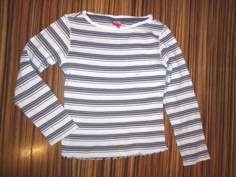 Fialovo-bílé silnější pruhované tričko, tik & tak,122