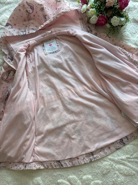 Větrovka/ párka  jaro/podzim unicorn- v.8/9 let, primark,134