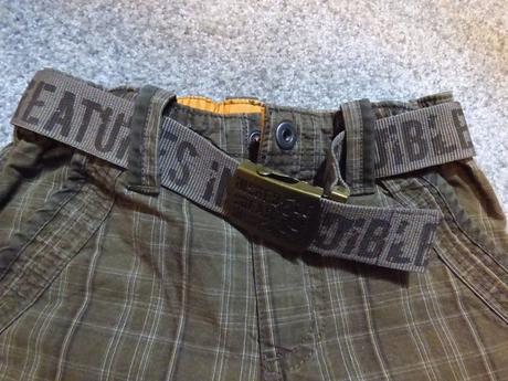 Bermudy s páskem, h&m,92