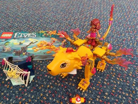 Lego elves 41192 - azari & the fire lion capture, 