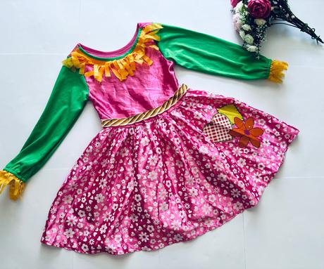 An14/ kostym šaty strašák - v.5/6 let,