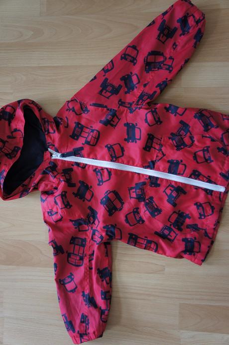 Jarní šusťáková bunda s dinosaury, vel. 104-110, 104