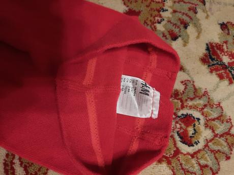 Červené punčochy, h&m,98