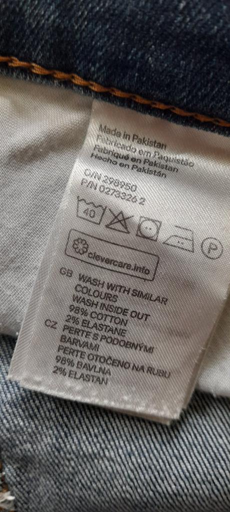 H&m džínové šortky zdobené krajkou, h&m,38