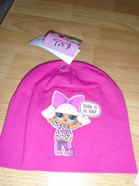 Čepice panenka l.o.l. vel 52 a 54, setino,52 / 54
