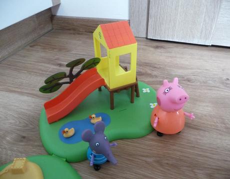 Hrací set peppa pig prasátko peppa hriště 2 moduly,