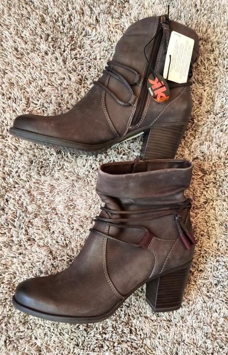 Tamaris kotníčkové kožené boty nové  vel. 37, tamaris,37