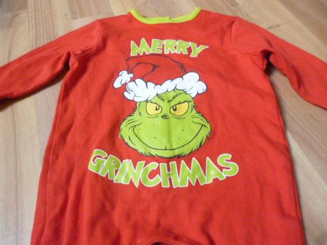 Vánoční overal grinch vel. 3-6 m, 68