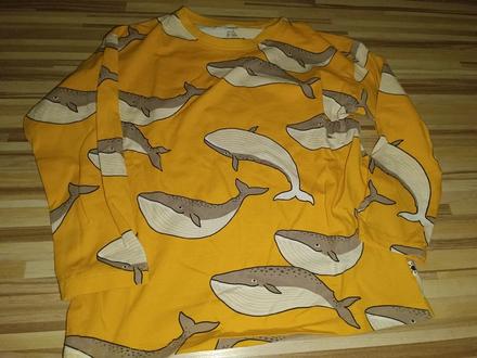 Žluté tričko s velryby 116 lindex, lindex,116