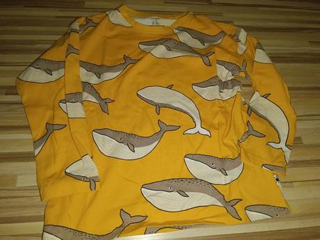 Žluté tričko s velryby 116 lindex, lindex,116