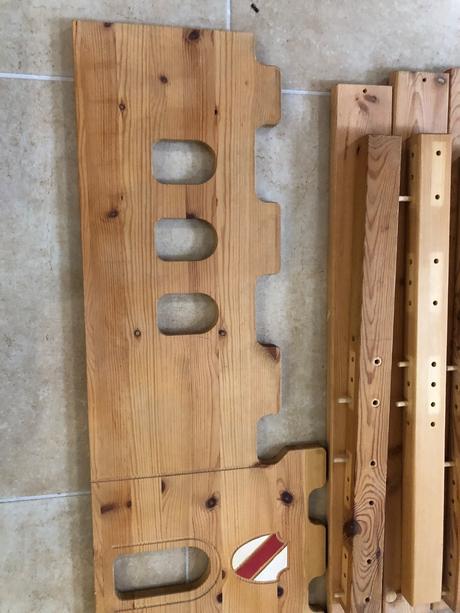 Patrová postel 90 x 200 cm masiv drevo, šířka (cm): 90,délka (cm): 200