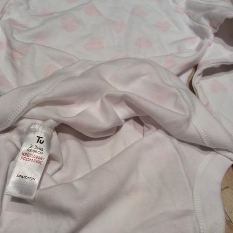 Bavlněné body se srdíčky zn. tu, tu,98