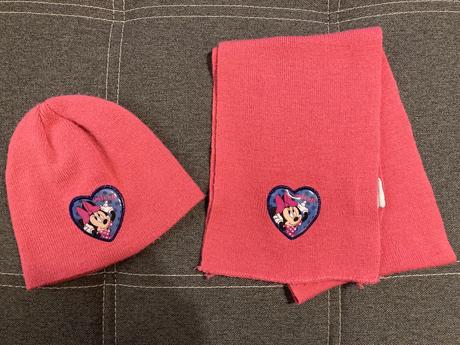 Čepice se šálou minnie 86/92, disney,86