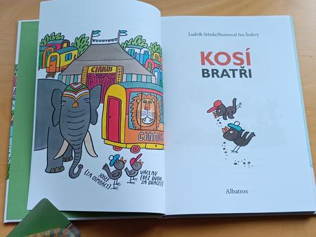 Dětská kniha - večerníček kosí bratři,