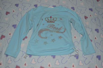 Tyrkysové tričko s kamínky, 128