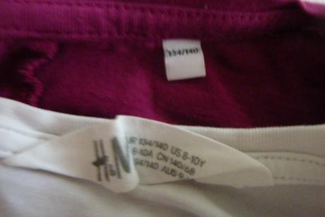 Mix oblečení vel. 134/140 hm, 122–134