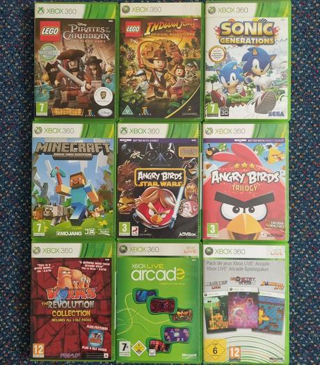 Hry na xbox 360 (ceny v textu),