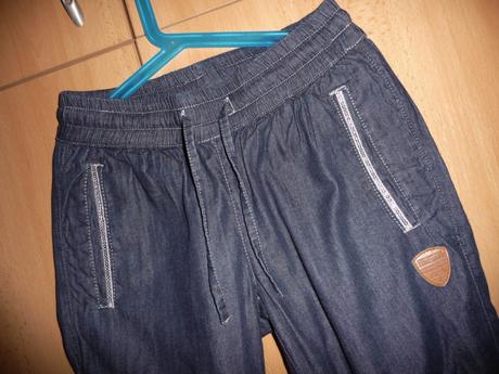 Odlehčené džínové kalhoty sam73 v.140 na 9-10l, sam73,140