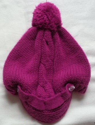 Dívčí pletená čepice s kšiltem - 3/4 roky, gymboree,104