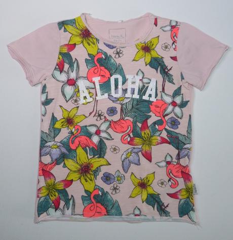 Bavlněné květované tričko, name it,92