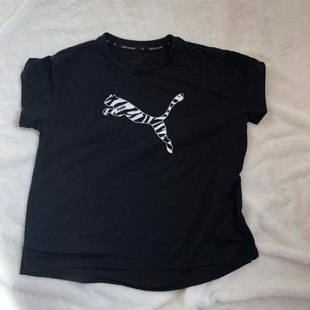 Tričko puma v černé barvě 152 dívci, puma,152