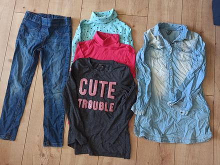 Set oblečení holčička vel. 128, 122–134