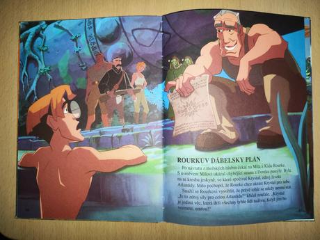 Kniha atlantida walt disney, 