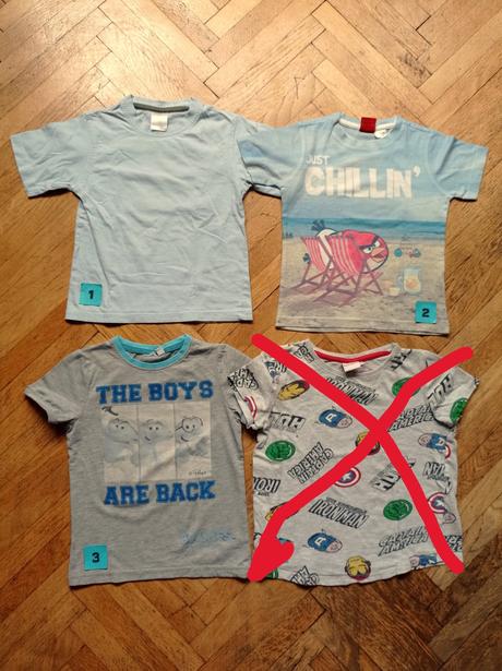 Triko krátký rukáv 116, 116