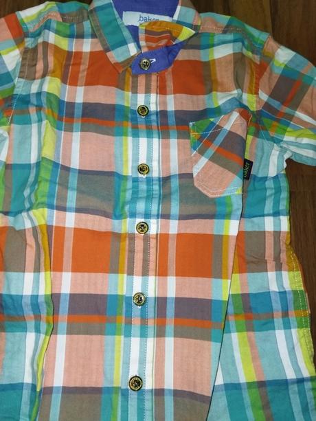 Letní kostkovaná košile 110 baker, 110