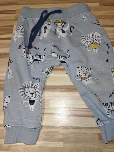 Tepláky se zvířátky, tygr, lev, opice 80 lindex, lindex,80