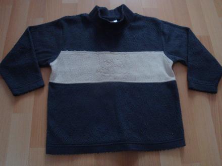 Mikina s ovečkou - šedo-smetanová, vel. 3-4 roky, 104