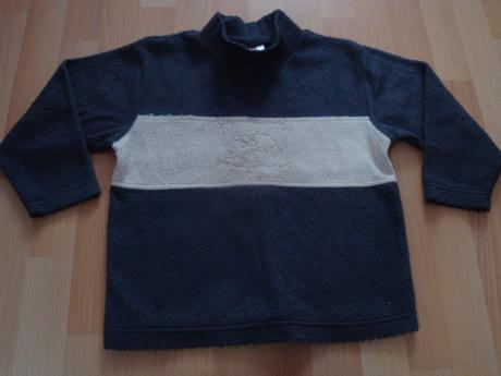 Mikina s ovečkou - šedo-smetanová, vel. 3-4 roky, 104