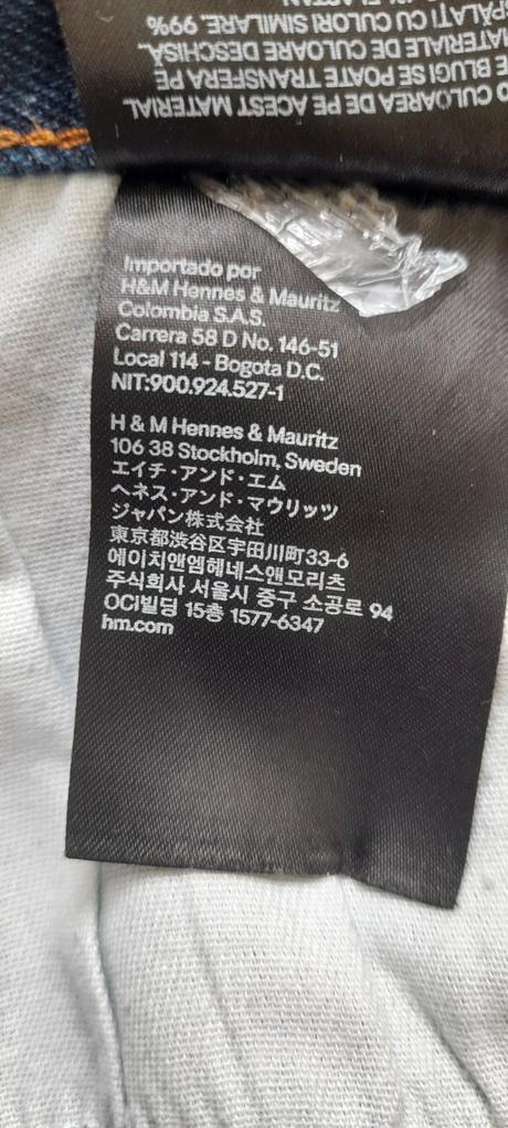 H&m dámské džíny slim & denim, h&m,xl