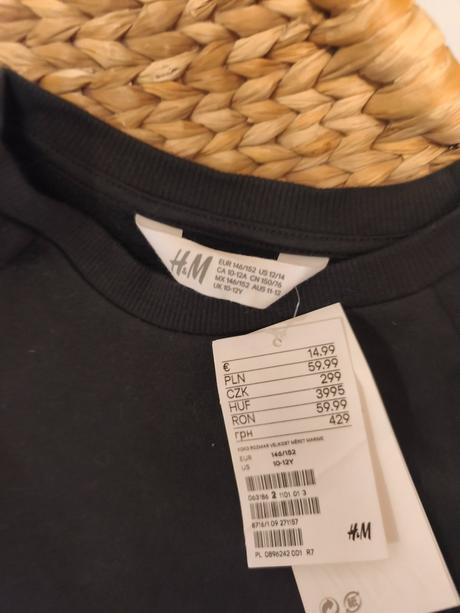 Mikina s měnícími flitry h&m 146/152, h&m,146 / 152