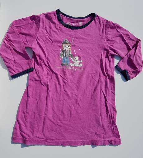 E76 dívčí noční košilka s dl. rukávem vel. 92-98, wolf,92