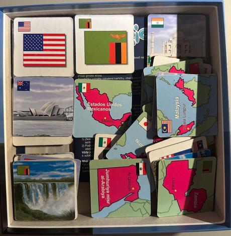 Pexetrio státy evropy a státy světa dvě krabice, 