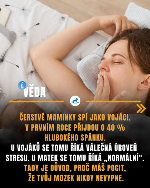 Nedostatek spánku. Jak zachovat klid v prvním roce?
