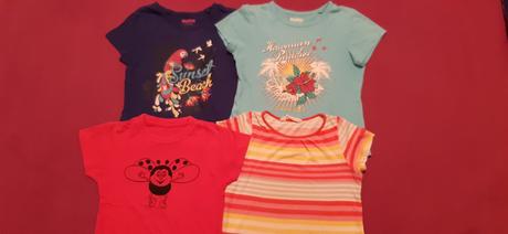 Trička vel. 110 /116, 110