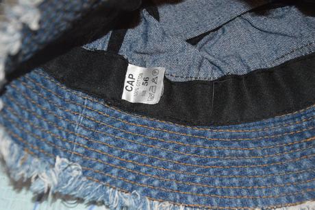 128 134 bavlněný džínový klobouk, 128