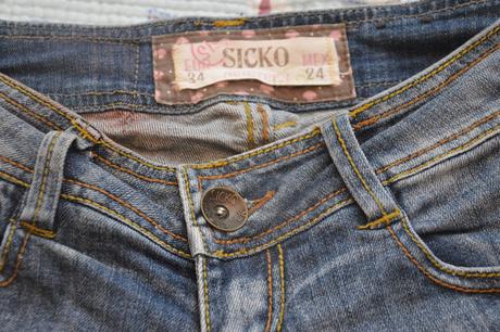 164 elastické džíny, 164