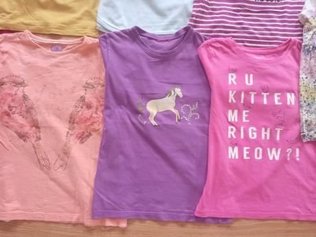 Trika dívčí s dlouhým rukávem vel.128-146, 128